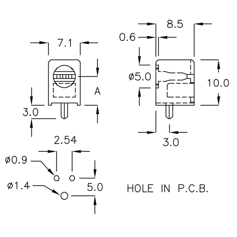 LED Lens Holder LS-EW6A-1